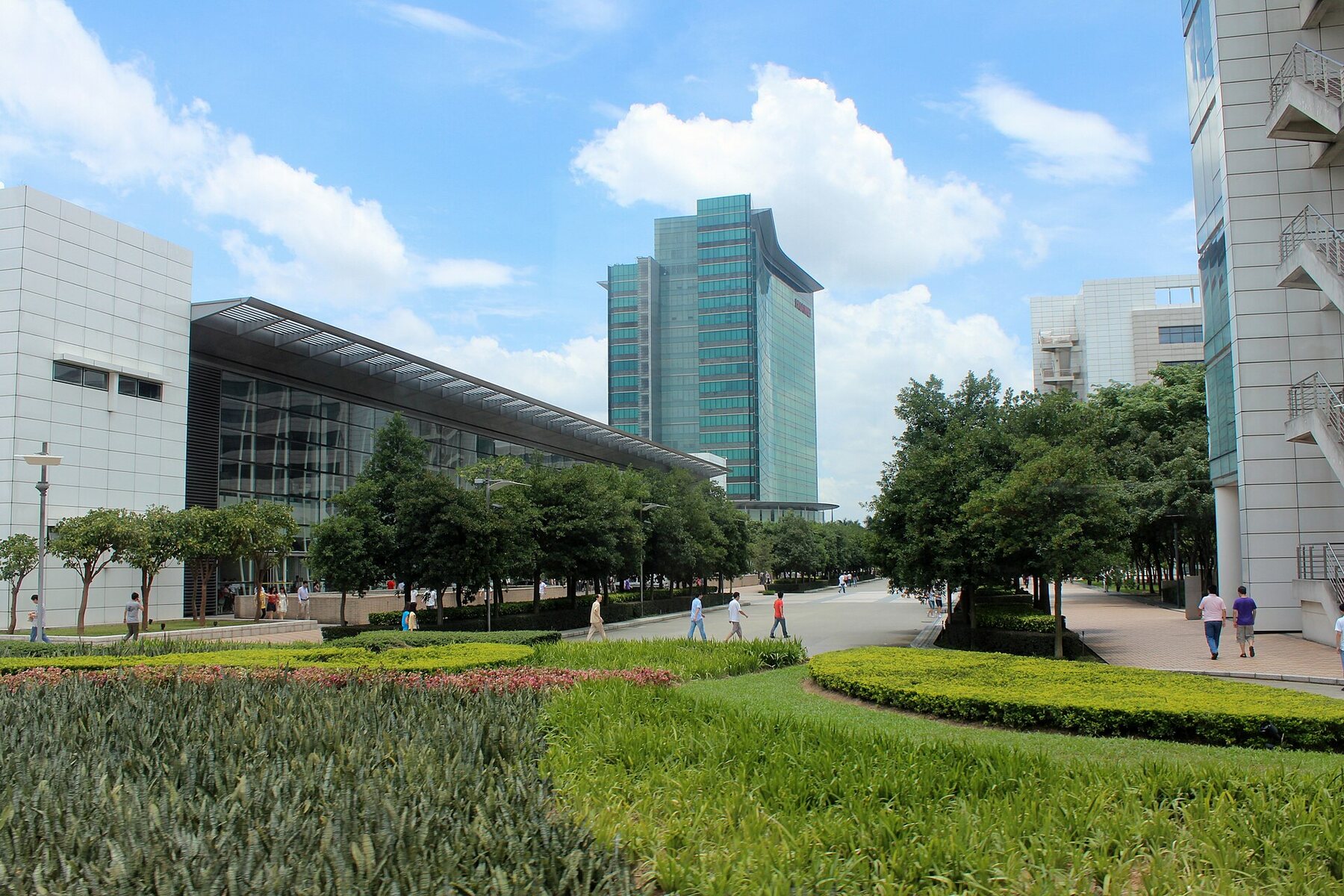 Huawei headquarters campus in Shenzhen, China